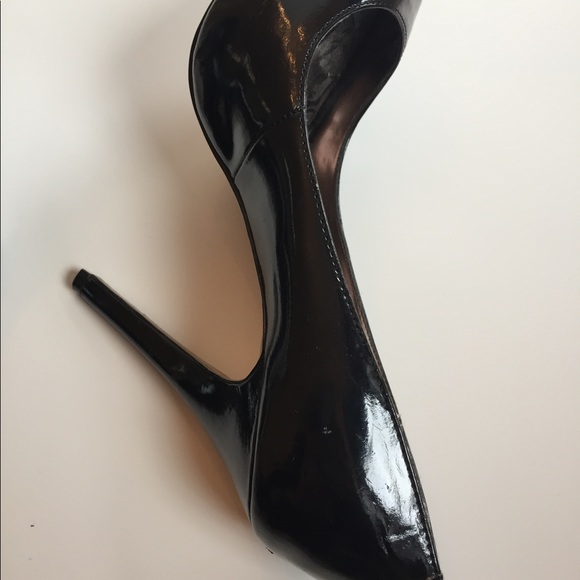 Steve Madden Open Toe Patent Pumps - Picture 4 of 4